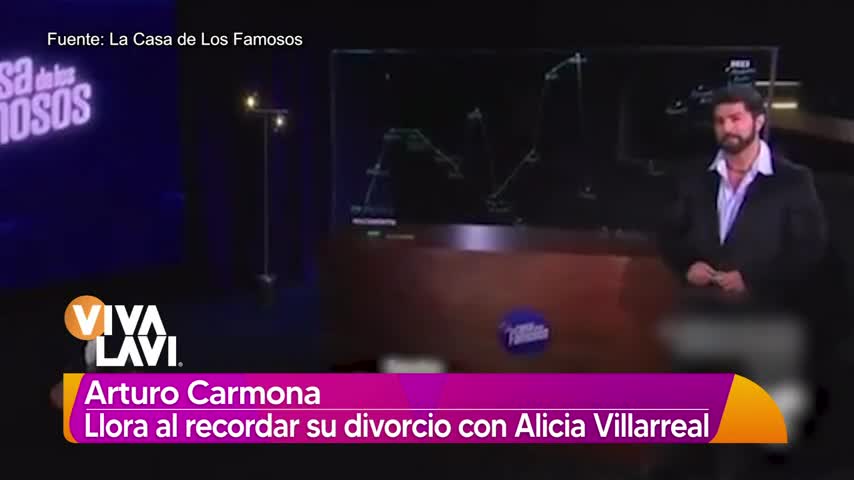 Arturo Carmona al recordar la razón de su divorcio con Alicia Villarreal