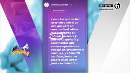 'La Parcera' expone las amenazas que recibió por parte de Karla Panini